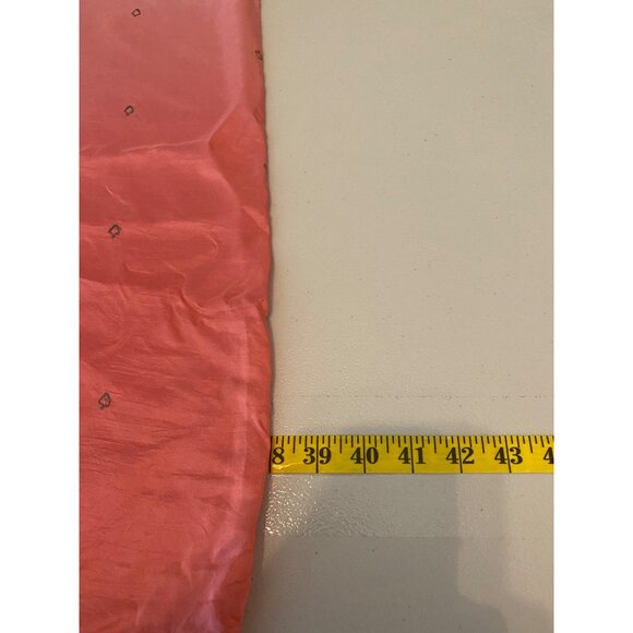 Banana Republic Scarf Wrap 76" x 40" Pink & Olive Green Head Wrap XXL - Picture 5 of 6